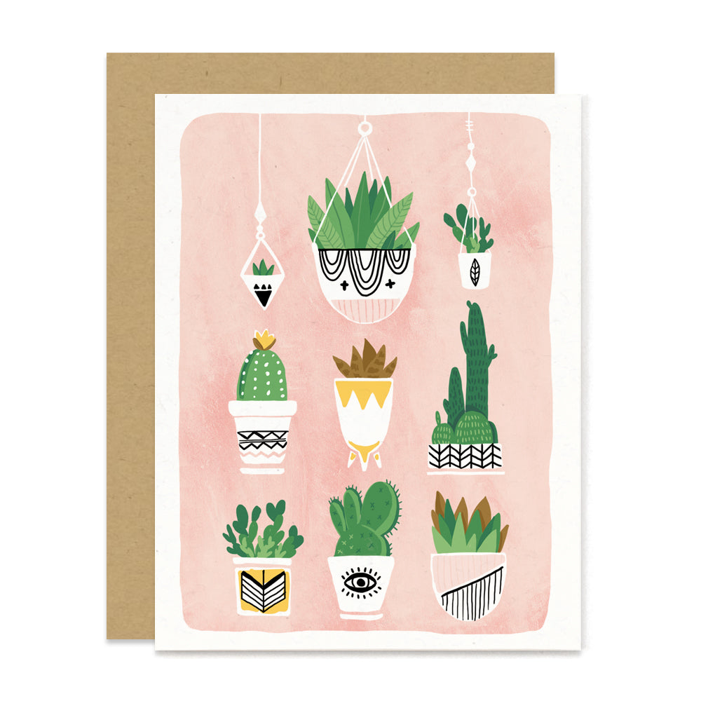 Cactus Plants Card – Paper Pony Co.