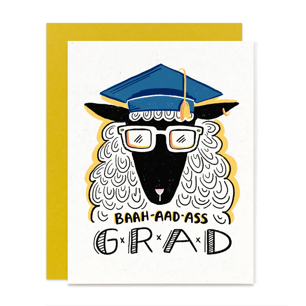 Badass Grad Card Paper Pony Co. Badass Grad Card Paper Pony Co.