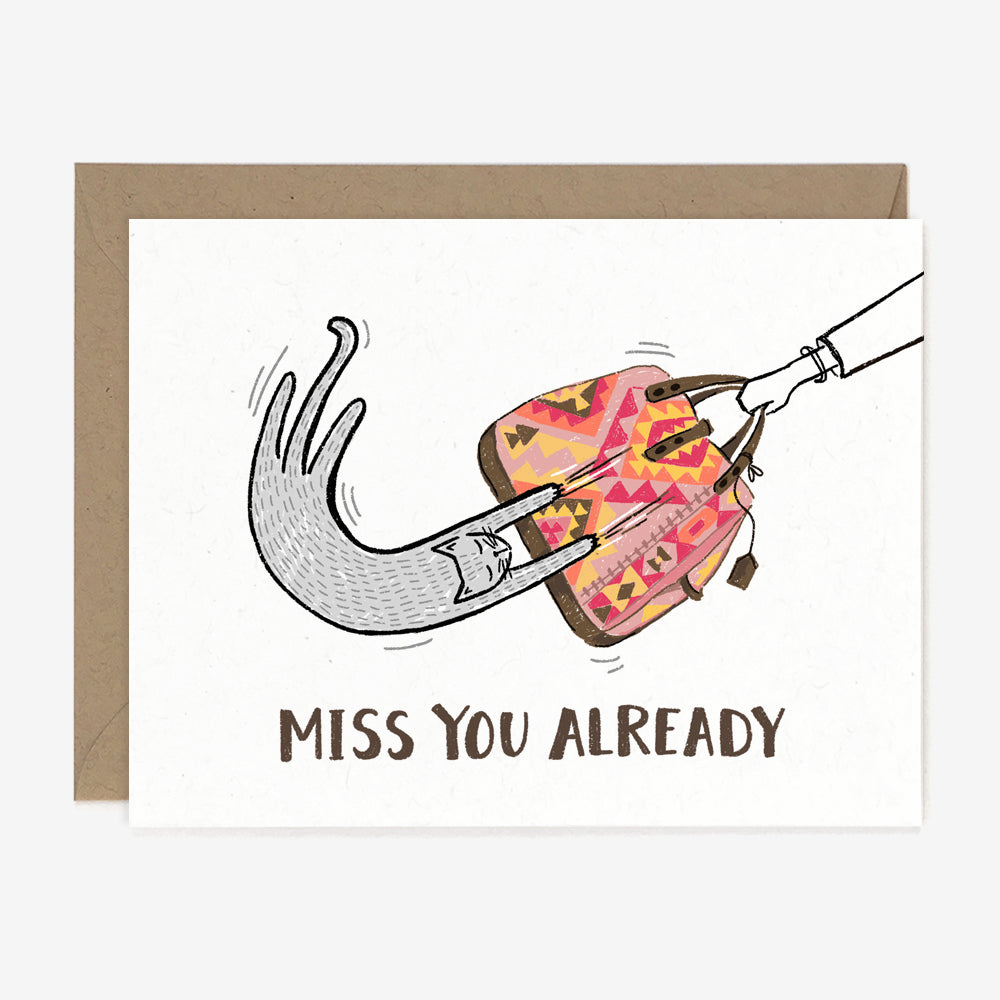 Miss You Already Card, Greeting Cards - Paper Pony Co.