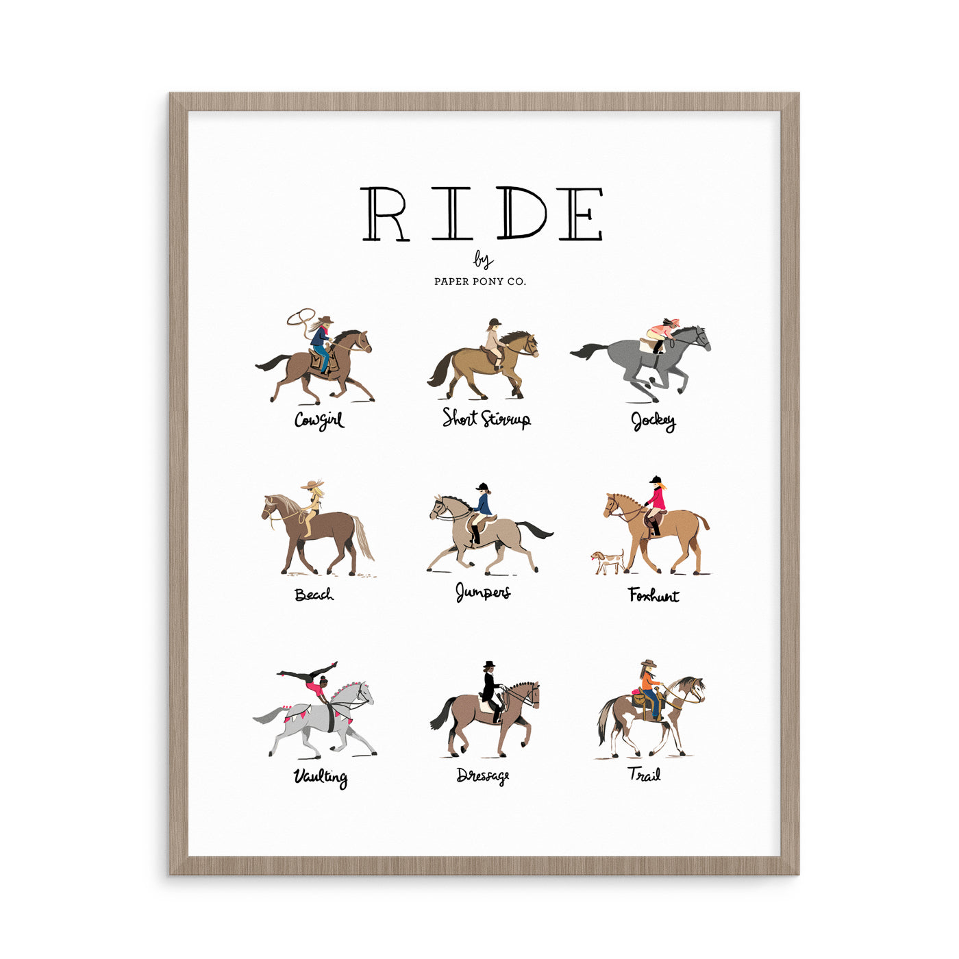 ride-horses-art-print-paper-pony-co for Free Printable Horse Stationery Paper Ride Horses Art Print – Paper Pony Co. for Free Printable Horse Stationery Paper
